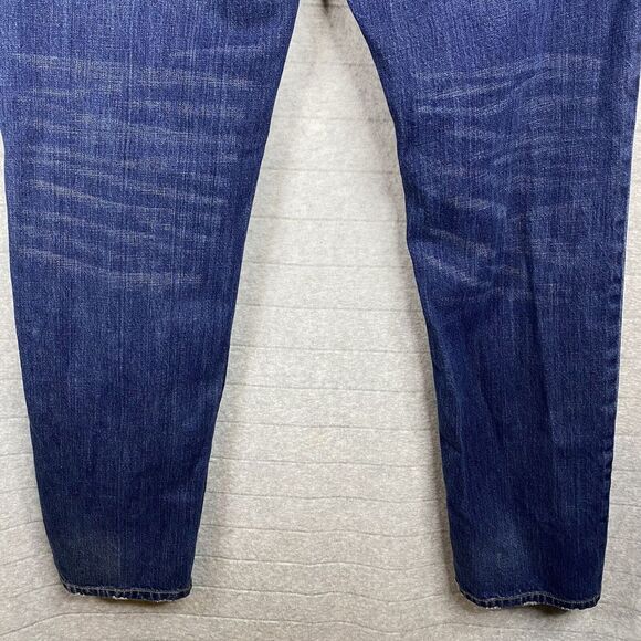 Carbon 2 Cobalt Men's Straight Leg Button Fly 36x32 Jeans 11" Rise - Picture 5 of 6
